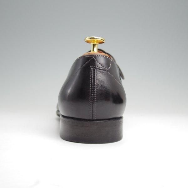 美品★(伊)サントーニ SIZE 8【★オックスフォードシューズ/9739】カーフ/黒/メンズ/Santoni★l658