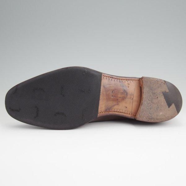 極上★チャーチ 80F/UK8【旧チャーチ★73ラスト/パンチドキャップトゥ】3都市ロゴ/カーフ/濃茶/メンズ/Church's★l661