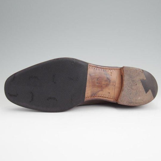 極上★チャーチ 80F/UK8【旧チャーチ★73ラスト/パンチドキャップトゥ】3都市ロゴ/カーフ/濃茶/メンズ/Church's★l661