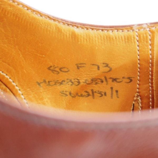 極上★チャーチ 80F/UK8【旧チャーチ★73ラスト/パンチドキャップトゥ】3都市ロゴ/カーフ/濃茶/メンズ/Church's★l661