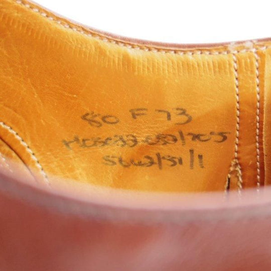 極上★チャーチ 80F/UK8【旧チャーチ★73ラスト/パンチドキャップトゥ】3都市ロゴ/カーフ/濃茶/メンズ/Church's★l661