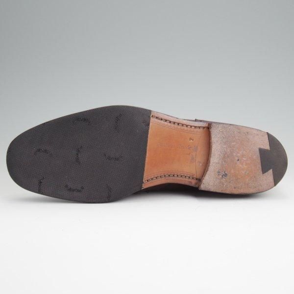 極美品★チャーチ 80F/UK8【貴重★100ラスト/Cardigan/モンクストラップ】カーディガン/カーフ/赤茶/メンズ/Church's★l663