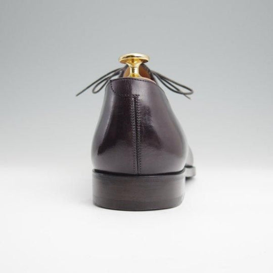 美品★(仏)ベルルッティ SIZE 9【貴重★タトゥ・コレクション/黒〜パープル系パティーヌ】ホールカット/ヴェネチアレザー/Berluti★l664