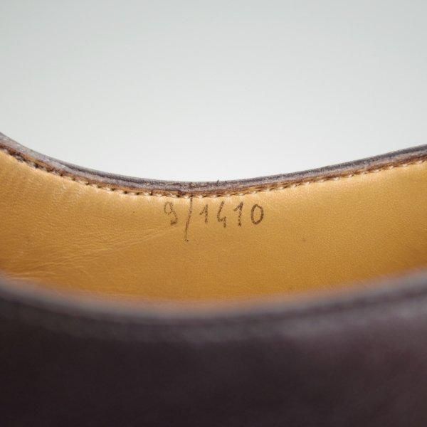 美品★(仏)ベルルッティ SIZE 9【貴重★タトゥ・コレクション/黒〜パープル系パティーヌ】ホールカット/ヴェネチアレザー/Berluti★l664