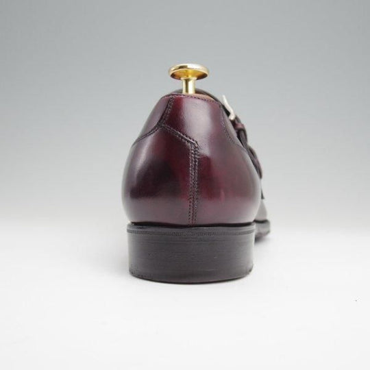 美品★(英)ガジアーノ&ガーリング 9E【定価￥264,000-★OAKHAM/ダブルモンク/DG70ラスト】カーフ/赤茶/メンズ/GAZIANO&GIRLING★l666