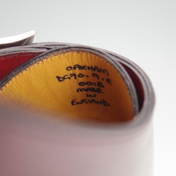 美品★(英)ガジアーノ&ガーリング 9E【定価￥264,000-★OAKHAM/ダブルモンク/DG70ラスト】カーフ/赤茶/メンズ/GAZIANO&GIRLING★l666