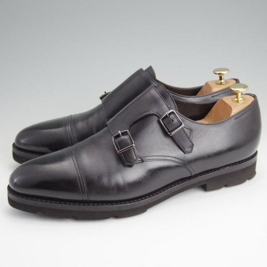 極上★ジョンロブ 9.5E【現行オーダー価格￥285,120-★バイリクエスト品/WILLIAM/ウィリアム】9795/ダブルモンク/黒/JOHN LOBB★l667