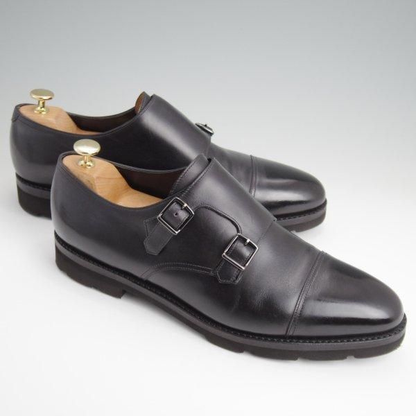 極上★ジョンロブ 9.5E【現行オーダー価格￥285,120-★バイリクエスト品/WILLIAM/ウィリアム】9795/ダブルモンク/黒/JOHN LOBB★l667