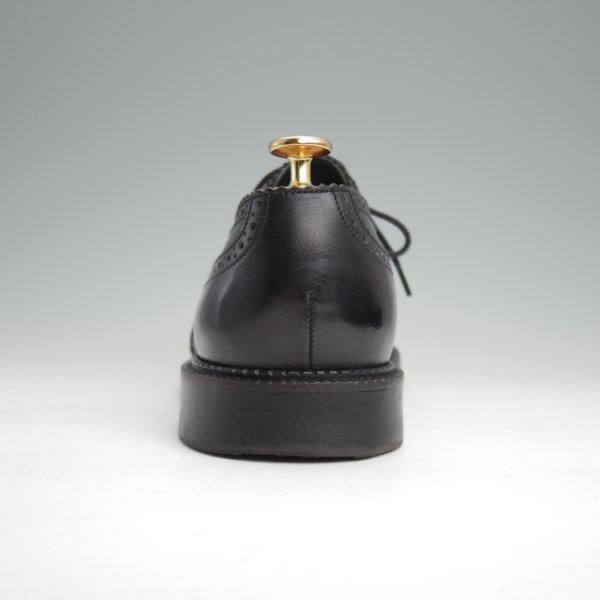 極美品★J.M.ウエストン 7.5D【貴重★MILES COLLECTION/マイルスコレクション/355】フルブローグ/カーフ/黒/Weston/ウェストン★l669
