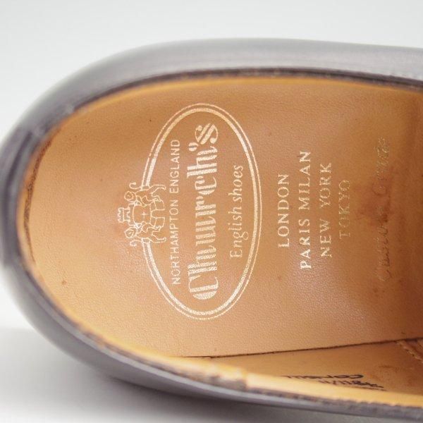 極美品★チャーチ 65F/UK6.5【定価￥176,000-★コンサル/CONSUL】173ラスト/ストレートチップ/カーフ/黒/メンズ/Church's★l673