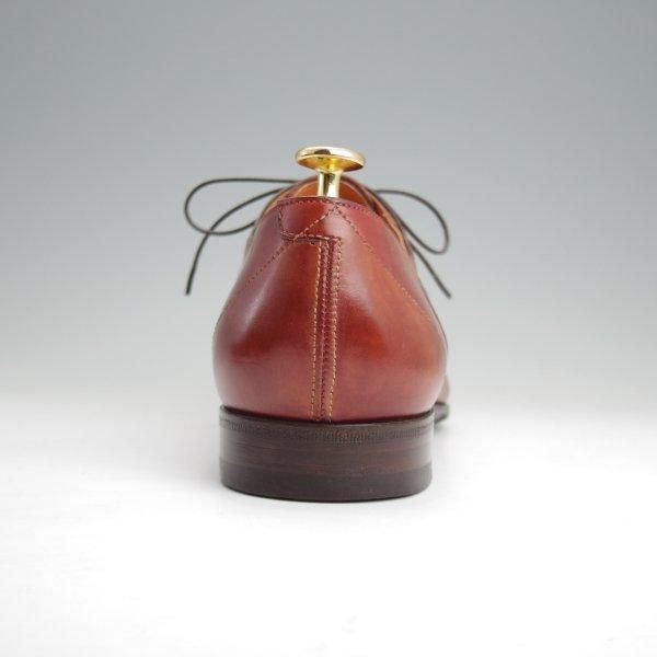 美品★(伊)サントーニ SIZE 8【★ストレートチップ/9738】カーフ/茶/メンズ/Santoni★l674