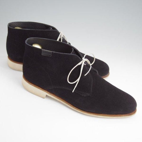 極上★パラブーツ SIZE 8.5【貴重★ISSEY MIYAKE別注/チャッカブーツ/LAVANDOU】スエード/黒/イッセイミヤケ/メンズ/Paraboot★l675