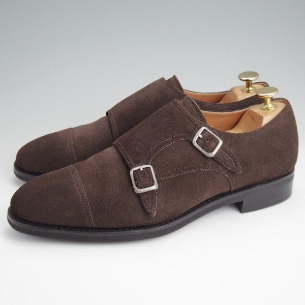 使用数回★ユニオンインペリアル SIZE 6.5【定価￥41,800-★撥水なめしスエード/(伊)SCIARADA社】U2007/ダブルモンク/Union Imperial★l676