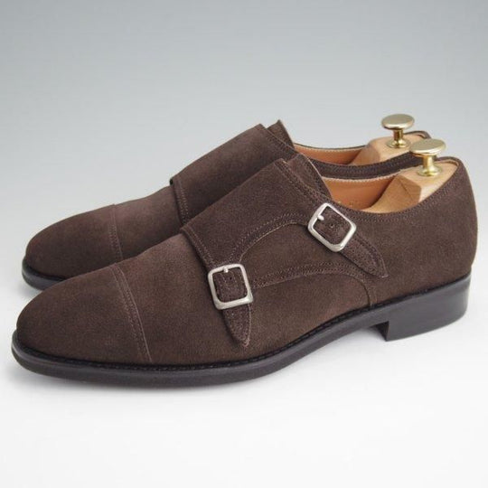 使用数回★ユニオンインペリアル SIZE 6.5【定価￥41,800-★撥水なめしスエード/(伊)SCIARADA社】U2007/ダブルモンク/Union Imperial★l676