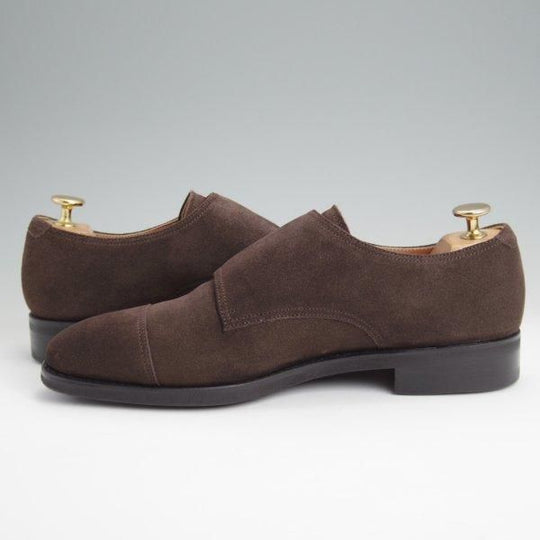 使用数回★ユニオンインペリアル SIZE 6.5【定価￥41,800-★撥水なめしスエード/(伊)SCIARADA社】U2007/ダブルモンク/Union Imperial★l676