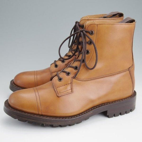 未使用★トリッカーズ SIZE 6.5【同系モデル定価￥132,000-★GRASSMERE/ブーツ/M6895】1001Burnished/薄茶/メンズ/Tricker's★l679