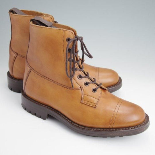 未使用★トリッカーズ SIZE 6.5【同系モデル定価￥132,000-★GRASSMERE/ブーツ/M6895】1001Burnished/薄茶/メンズ/Tricker's★l679