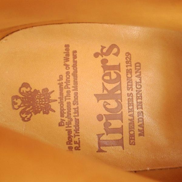 未使用★トリッカーズ SIZE 6.5【同系モデル定価￥132,000-★GRASSMERE/ブーツ/M6895】1001Burnished/薄茶/メンズ/Tricker's★l679