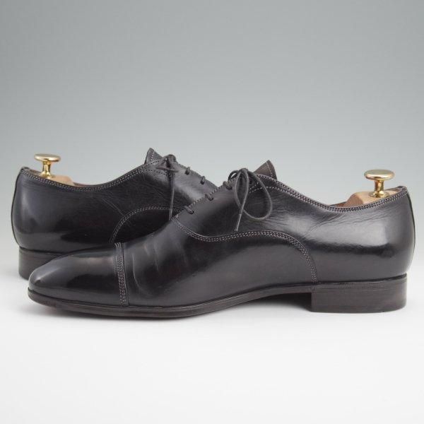 ★(伊)サントーニ SIZE 6.5【★ストレートチップ/11011】カーフ/黒/メンズ/Santoni★l681