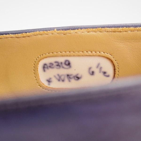 極美品★(伊)ボリーニ SIZE 6.5【モデル定価￥60,500-★コインローファー/紺】2319/カーフ/メンズ/BOLLINI★l684