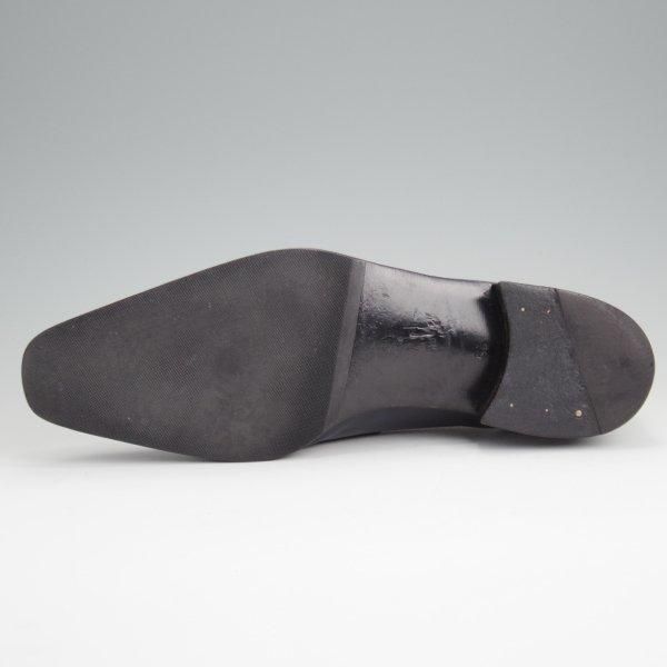 極上★(伊)アルティオリ SIZE 6.5【定価15万円以上★センターエラスティック/紺】スリッポン/カーフ/メンズ/ARTIOLI★l685