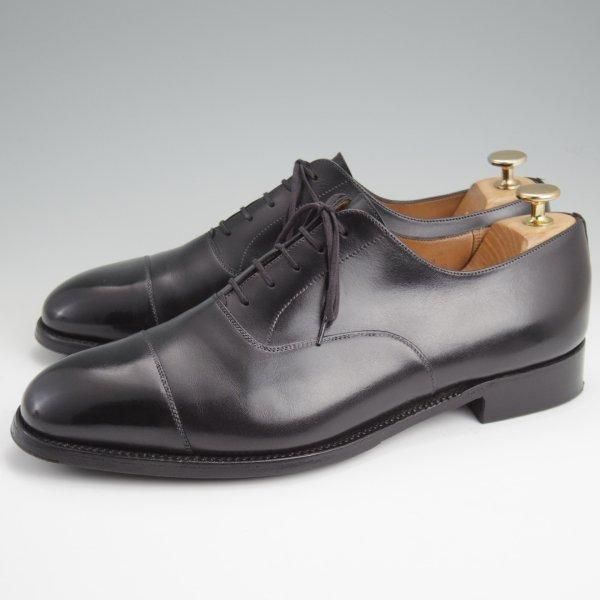★J.M.ウエストン 8.5E【現行定価￥165,000-★300/ストレートチップ】11ラスト/ボックスカーフ/黒/メンズ/Weston/ウェストン★l687