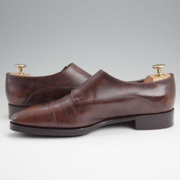 ★ジョンロブ 6.5E【定価￥324,500-★プレステージライン/CHAPEL/8000ラスト】ミュージアムカーフ/ダブルモンク/濃茶/JOHN LOBB★l688