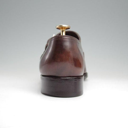 ★ジョンロブ 6.5E【定価￥324,500-★プレステージライン/CHAPEL/8000ラスト】ミュージアムカーフ/ダブルモンク/濃茶/JOHN LOBB★l688