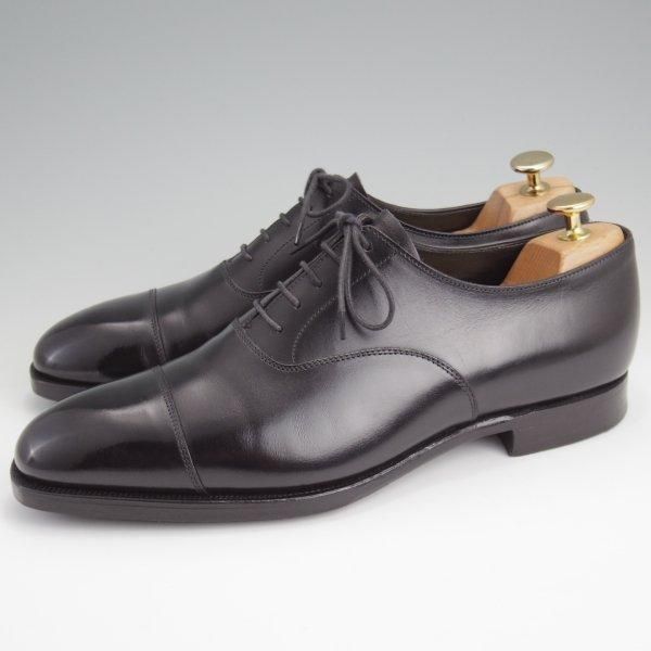 美品★クロケット&ジョーンズ 7.5E【定価￥132,000-★AUDLEY/オードリー】ハンドグレードライン/337ラスト/黒/Crockett&Jones★l690