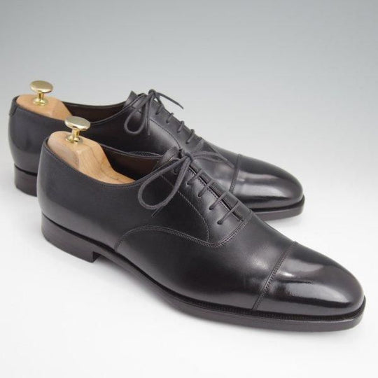 美品★クロケット&ジョーンズ 7.5E【定価￥132,000-★AUDLEY/オードリー】ハンドグレードライン/337ラスト/黒/Crockett&Jones★l690