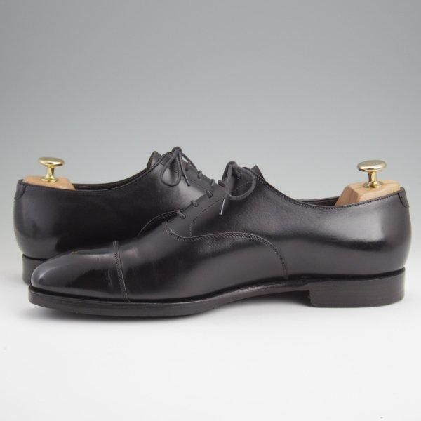 美品★クロケット&ジョーンズ 7.5E【定価￥132,000-★AUDLEY/オードリー】ハンドグレードライン/337ラスト/黒/Crockett&Jones★l690