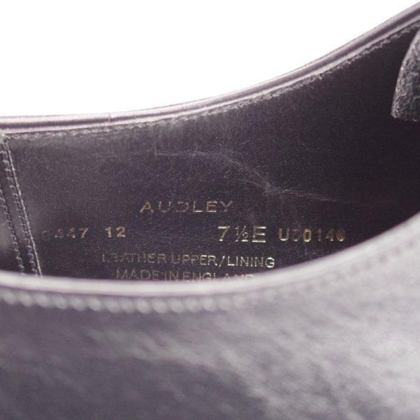 美品★クロケット&ジョーンズ 7.5E【定価￥132,000-★AUDLEY/オードリー】ハンドグレードライン/337ラスト/黒/Crockett&Jones★l690