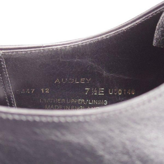 美品★クロケット&ジョーンズ 7.5E【定価￥132,000-★AUDLEY/オードリー】ハンドグレードライン/337ラスト/黒/Crockett&Jones★l690