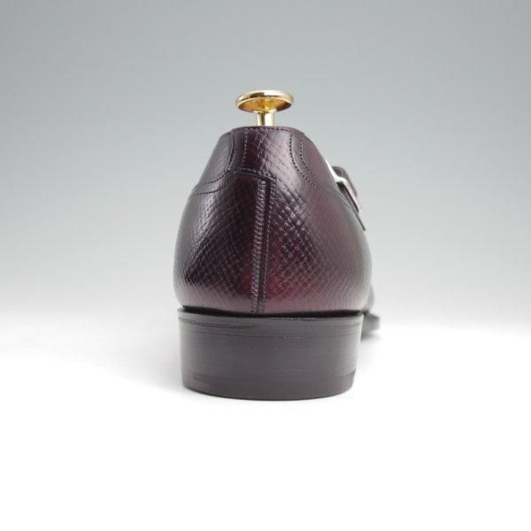 未使用★(英)ガジアーノ&ガーリング 8E【現行定価40万円程度★DECOライン/COLLCUT/純正シューツリー付き】ハッチグレイン/ワイン★l692