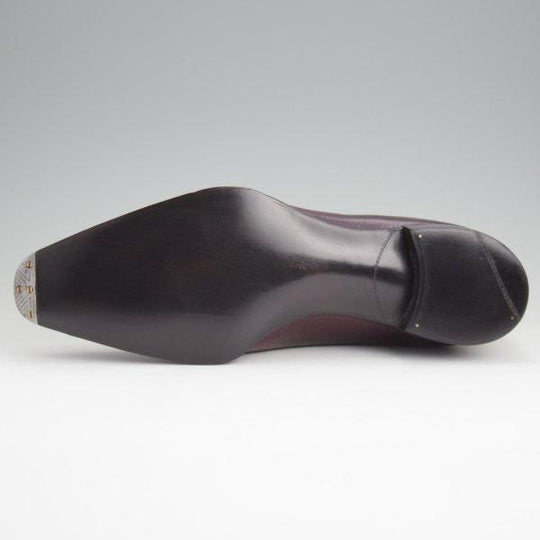 未使用★(英)ガジアーノ&ガーリング 8E【現行定価40万円程度★DECOライン/COLLCUT/純正シューツリー付き】ハッチグレイン/ワイン★l692