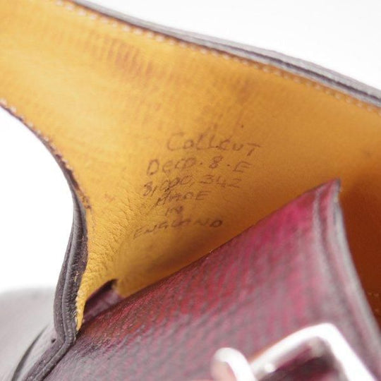 未使用★(英)ガジアーノ&ガーリング 8E【現行定価40万円程度★DECOライン/COLLCUT/純正シューツリー付き】ハッチグレイン/ワイン★l692