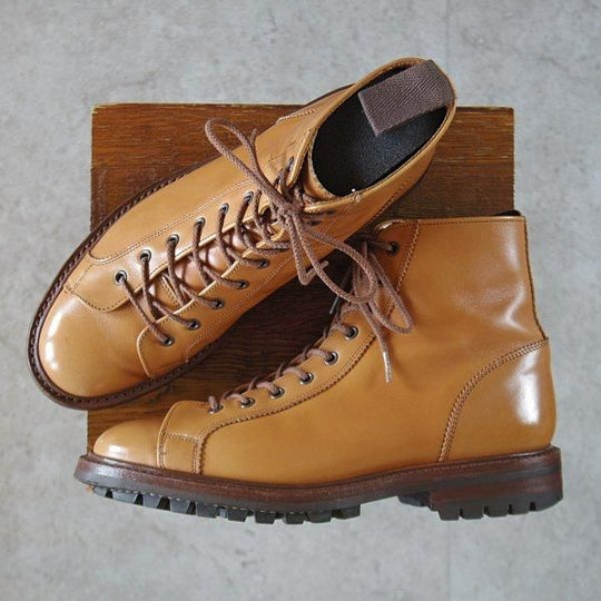 極上★トリッカーズ SIZE 7【定価￥132,000-★モンキーブーツ/コマンドソール/M6087】エイコンアンティーク/薄茶/Tricker's★l694