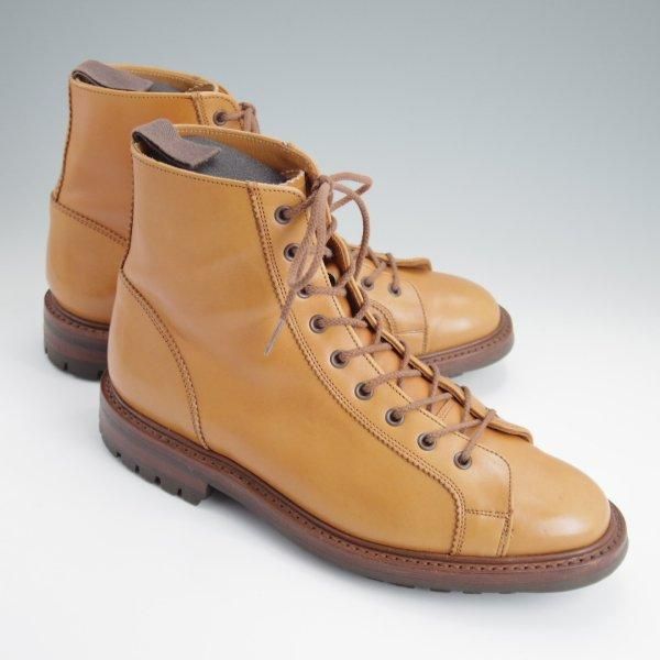 極上★トリッカーズ SIZE 7【定価￥132,000-★モンキーブーツ/コマンドソール/M6087】エイコンアンティーク/薄茶/Tricker's★l694