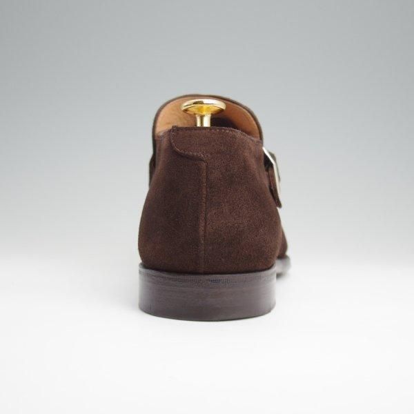 極上★クロケット&ジョーンズ 6.5E【ハンドグレードライン★PORTMAN/アンクルブーツ】358ラスト/スエード/濃茶/Crockett&Jones★l697