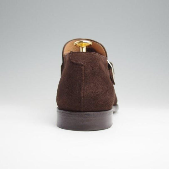 極上★クロケット&ジョーンズ 6.5E【ハンドグレードライン★PORTMAN/アンクルブーツ】358ラスト/スエード/濃茶/Crockett&Jones★l697