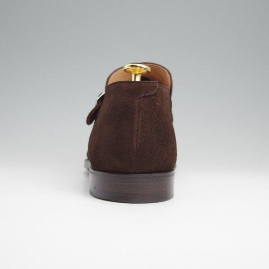 極上★クロケット&ジョーンズ 6.5E【ハンドグレードライン★PORTMAN/アンクルブーツ】358ラスト/スエード/濃茶/Crockett&Jones★l697