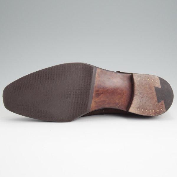 極上★クロケット&ジョーンズ 6.5E【ハンドグレードライン★PORTMAN/アンクルブーツ】358ラスト/スエード/濃茶/Crockett&Jones★l697