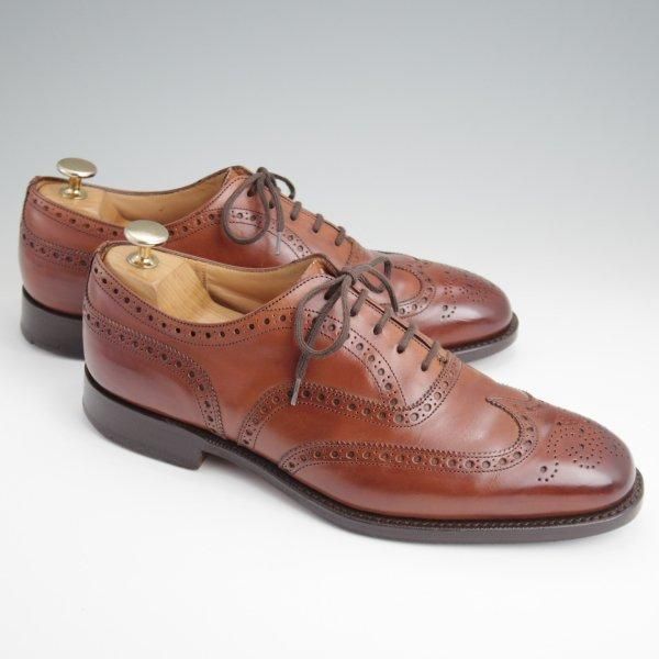 極上★チャーチ 70F/UK7【定価￥176,000-★チェットウィンド/CHETWYND】173ラスト/フルブローグ/カーフ/茶/メンズ/Church's★l700