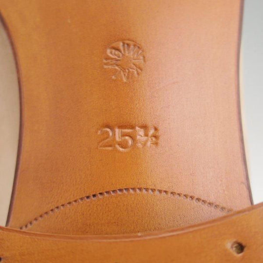 未使用★徳島刑務所謹製 SIZE 25.5【ハンドソーンウェルテッド製法★コインローファー/薄茶】スリッポン/ヌバック/メンズ★l701