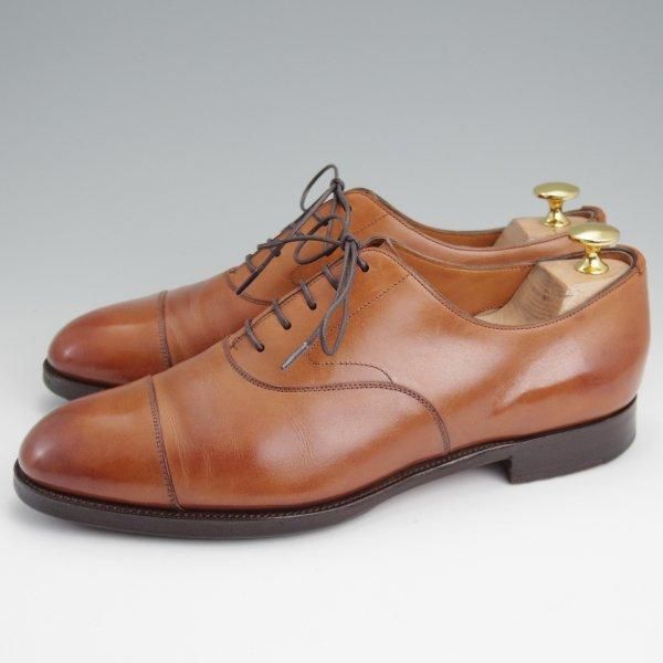 ★エドワードグリーン 6.5E【現行定価￥217,800-★チェルシー/CHELSEA/202ラスト】ストレートチップ/カーフ/茶/EDWARD GREEN★l703