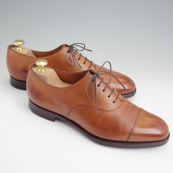 ★エドワードグリーン 6.5E【現行定価￥217,800-★チェルシー/CHELSEA/202ラスト】ストレートチップ/カーフ/茶/EDWARD GREEN★l703