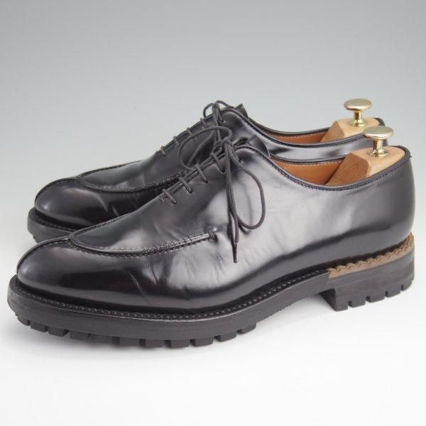 極上★(仏)ベルルッティ SIZE 8.5【貴重★グッドイヤーウェルテッド製法/オックスフォードシューズ】黒/メンズ/Berluti★l706