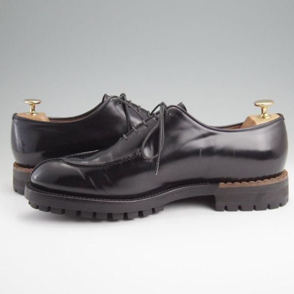 極上★(仏)ベルルッティ SIZE 8.5【貴重★グッドイヤーウェルテッド製法/オックスフォードシューズ】黒/メンズ/Berluti★l706