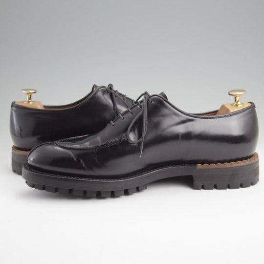 極上★(仏)ベルルッティ SIZE 8.5【貴重★グッドイヤーウェルテッド製法/オックスフォードシューズ】黒/メンズ/Berluti★l706