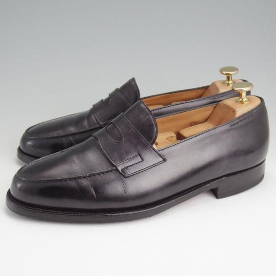 ★ジョンロブ 7EE【現行定価￥254,100-★ミュージアムカーフ仕様/ロペス/LOPEZ】4395ラスト/コインローファー/黒/メンズ/JOHN LOBB★l708